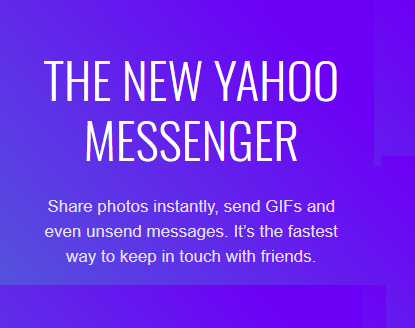 Yahoo! messenger sign in